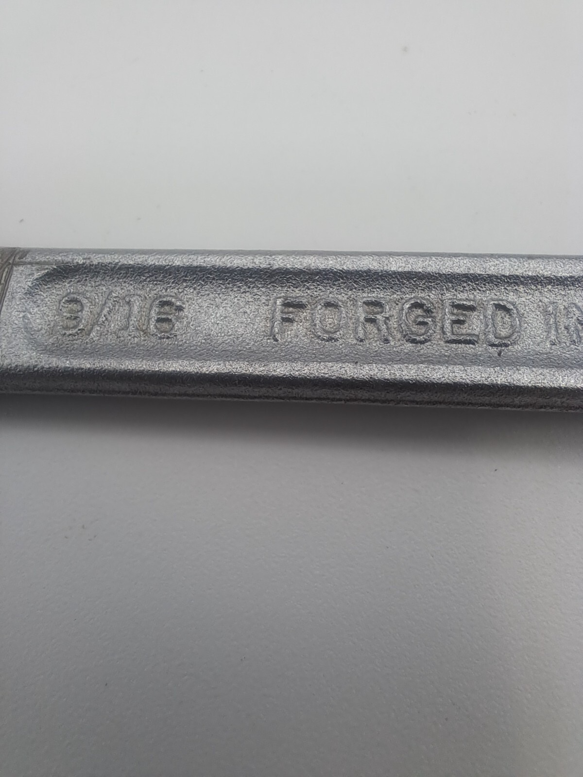 Vintage Dunlap 9/16 Combination Wrench, 12 Point, Forged in USA