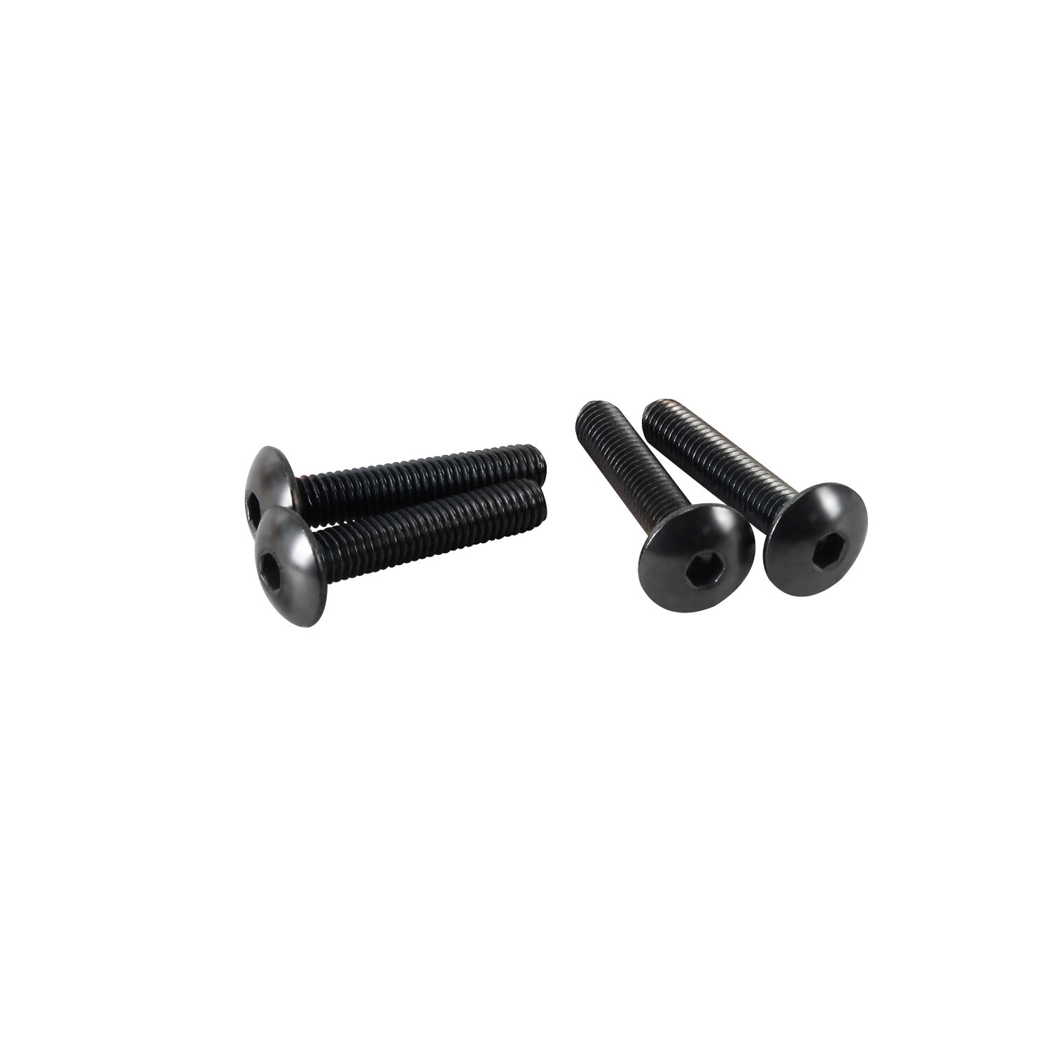 4PCS Black 1.0" Windshield Hardware Bolts for Harley 2015-23 Touring Road Glide