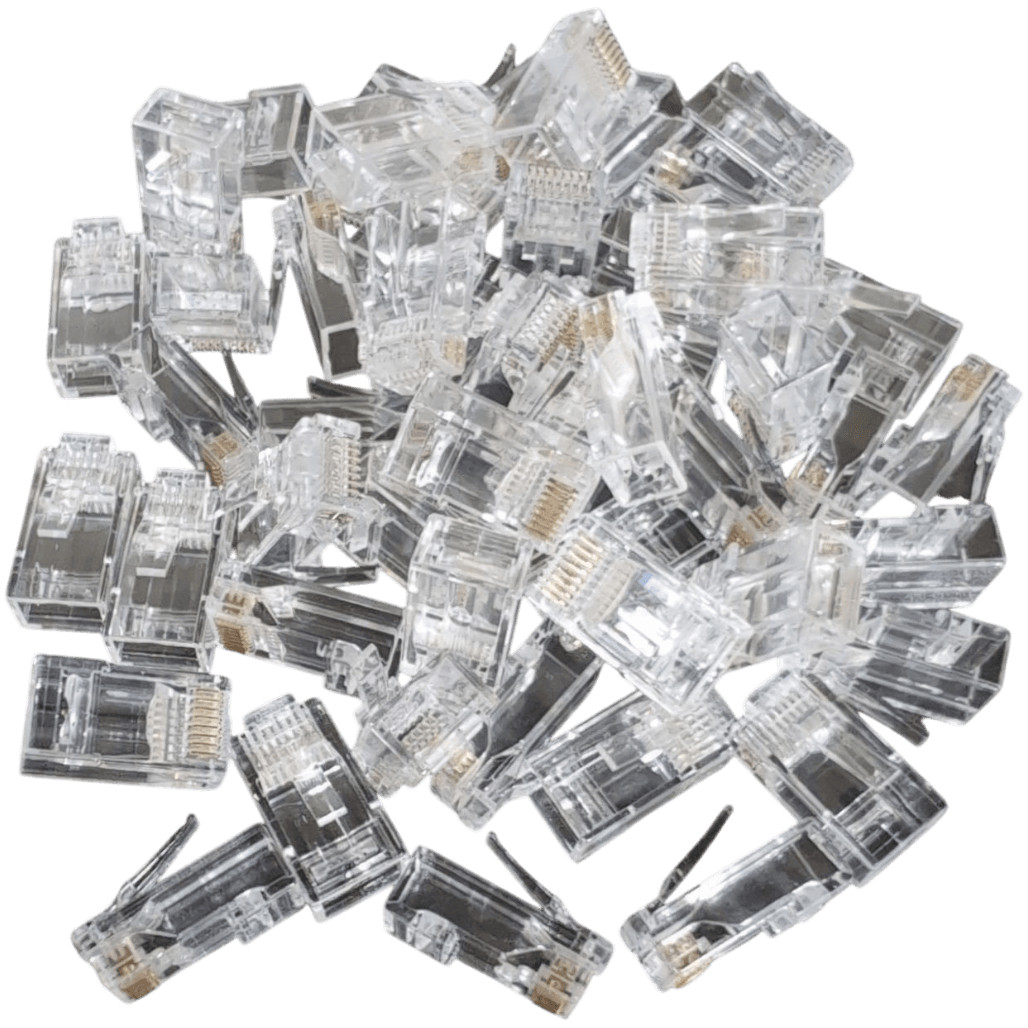 Amphenol CAT6-EZRJ45 Easy RJ45 Cat 6+ Connectors Qty 100