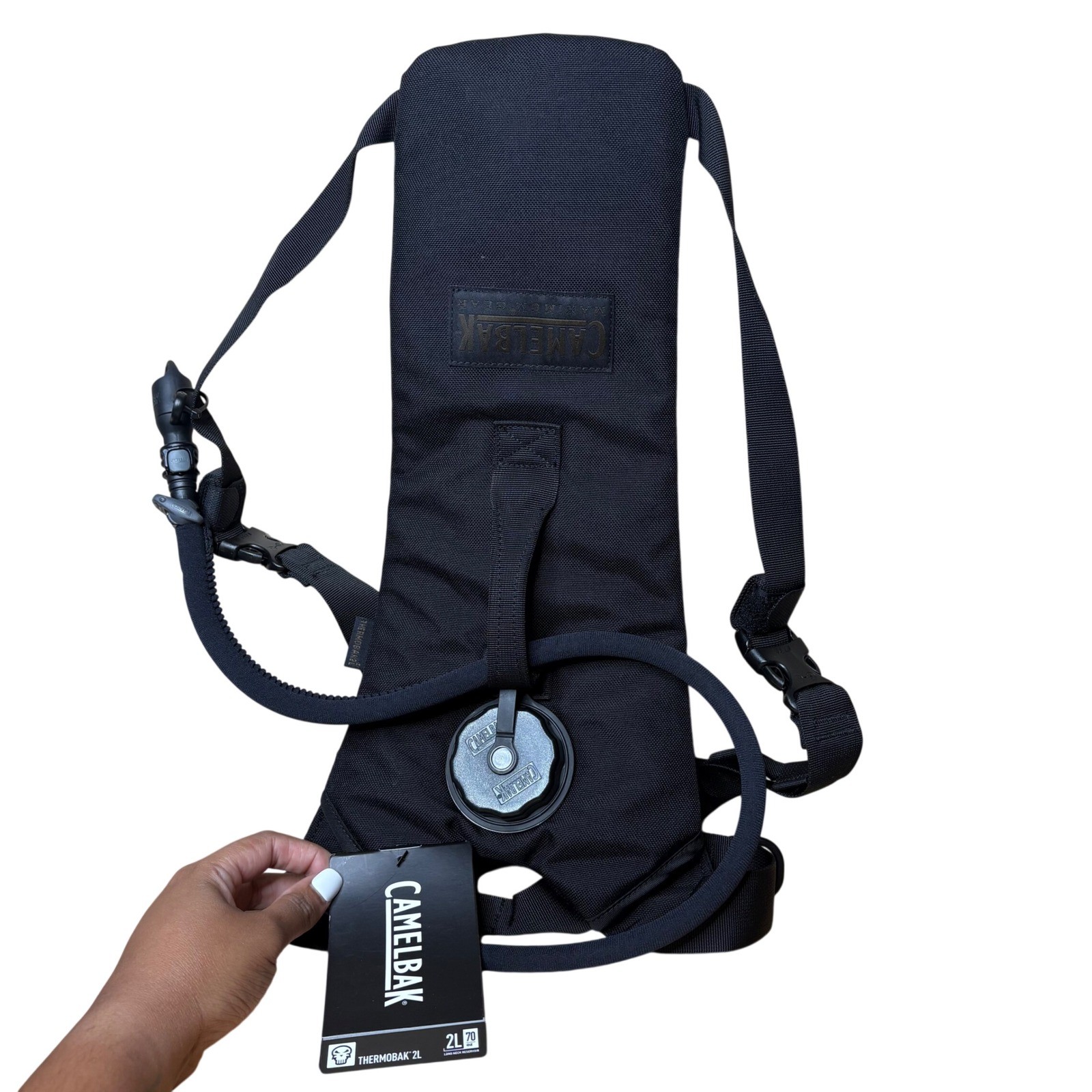 CamelBak Maximum Gear ThermoBak 2L Hydration Pack Black 70oz Tactical Reservoir