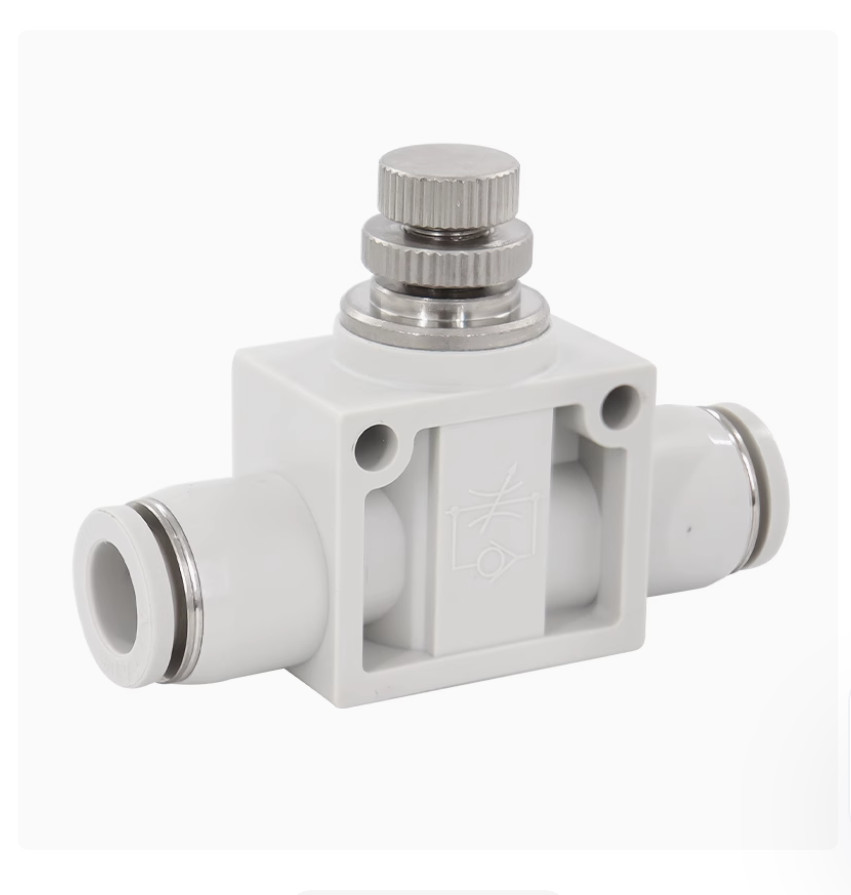 1PC NEW AirTac Through speed regulating valve PSA-6 #LL