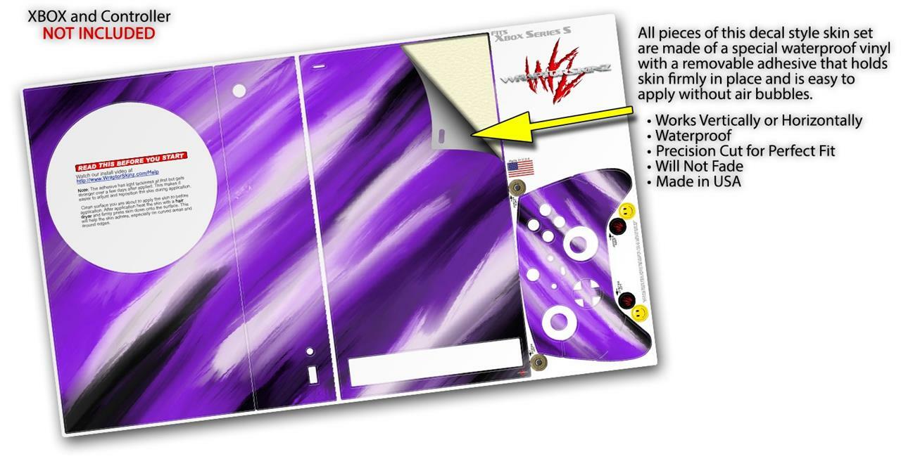 Skins XBOX Series S Console Controller Paint Blend Purple