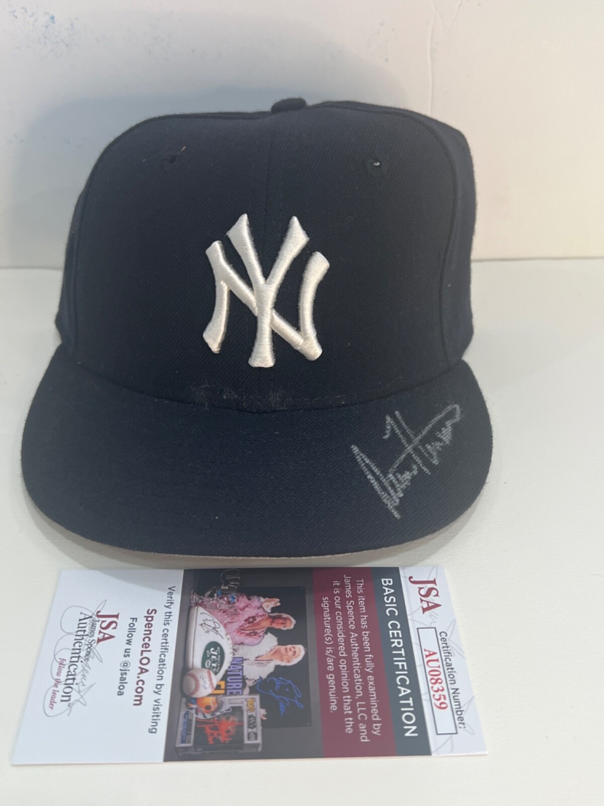 Drew Henson Signed Baseball Hat Cap NY Yankees JSA AU08359