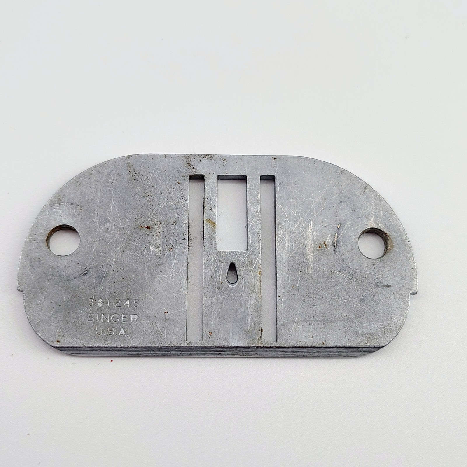 Singer Sewing Machine Needle Throat Plate 321245 543 3456 Original Metal