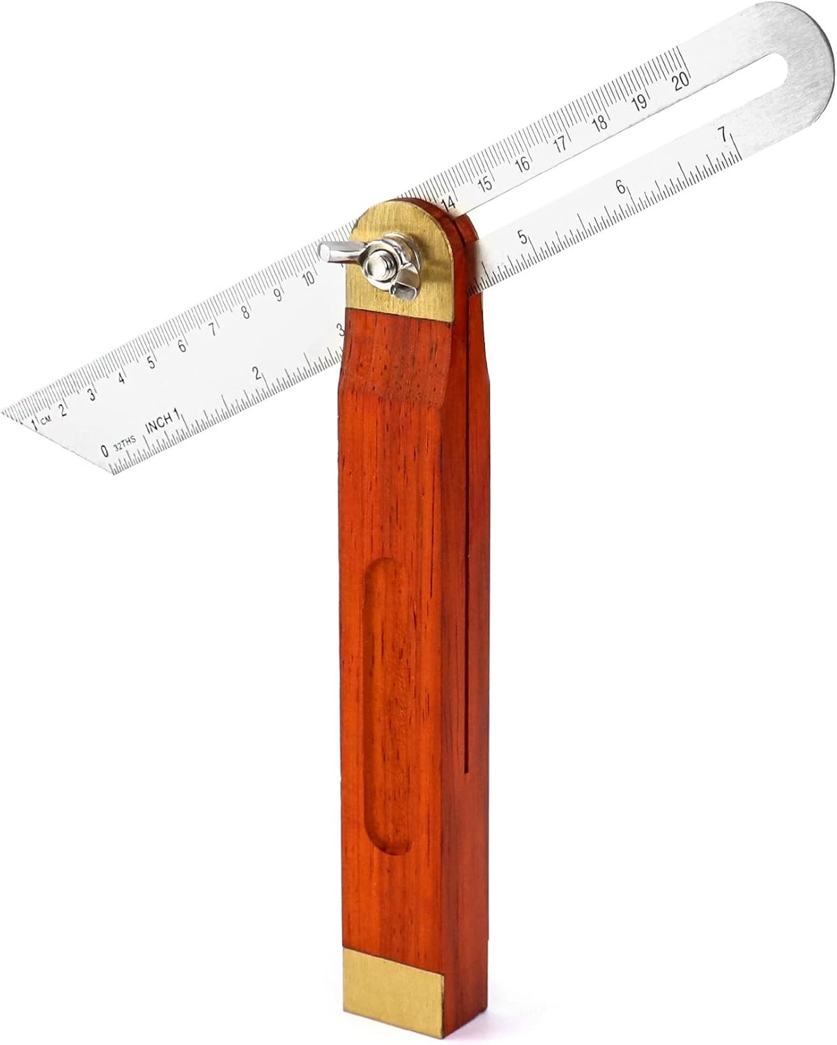 9-Inch Stainless Steel T-Bevel Gauge Angle Finder, Metric and Inch Measurements,