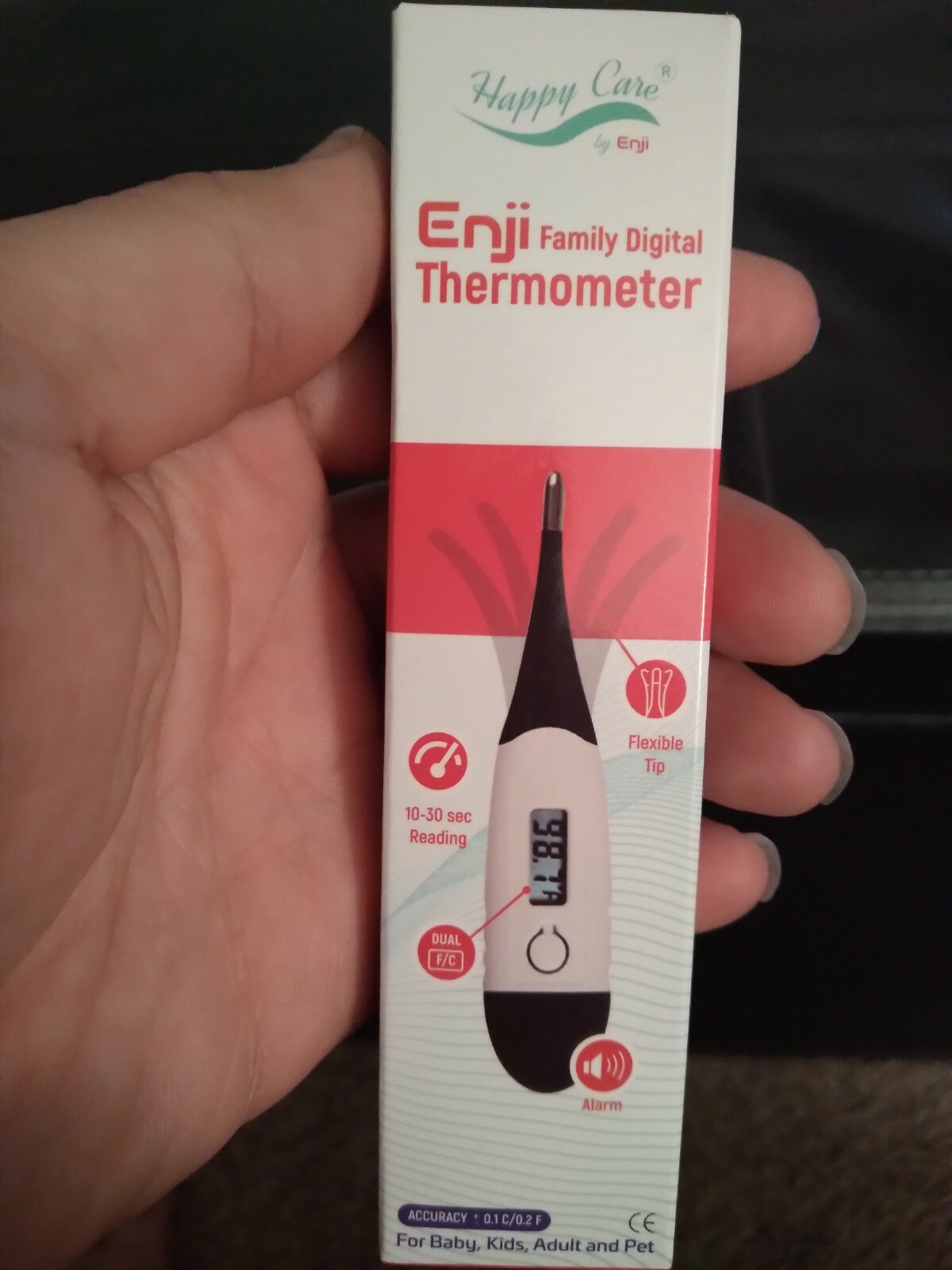 BRAND NEW Happy Care By Enji Family Digital Thermometer NIB
