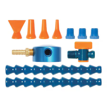 Loc-Line 40463 Magnetic Base Manifold Kit, 1/4 In, Acetal Copolymer, 0