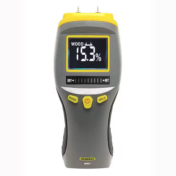 General MM7 Pin Type Digital Moisture Meter for Water Damage and Mold Prevention