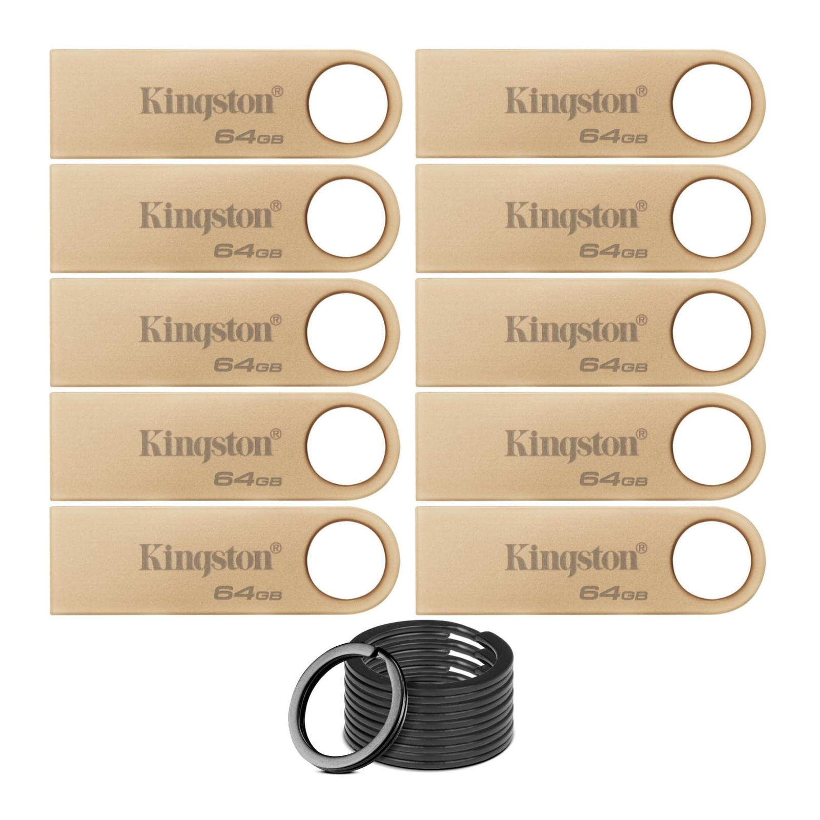 DataTraveler SE9 G3 USB 3.2 Gen 1 Flash Drive with 220MBPS Read Speed (10-Pack)