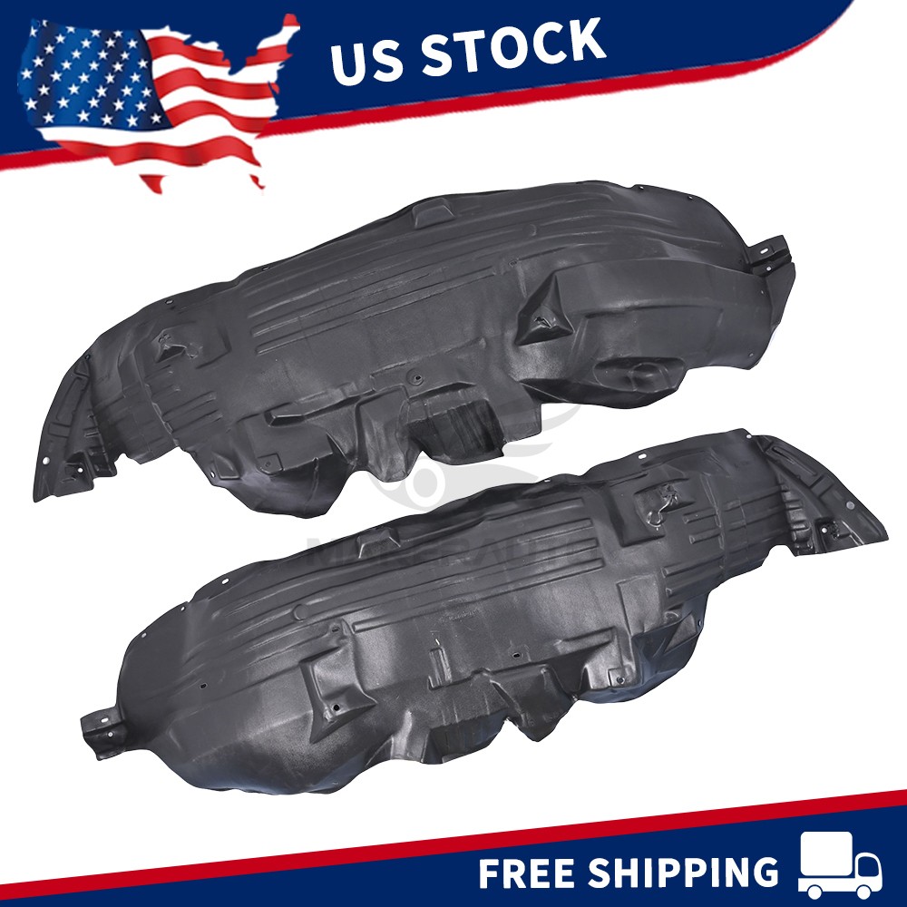 Front Inner Fender Liner Left Right Set For Nissan Titan 2004-2015