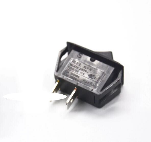 1pc Rocker switch black no light 2 feet 2 position switch 16A250V 31*17mm