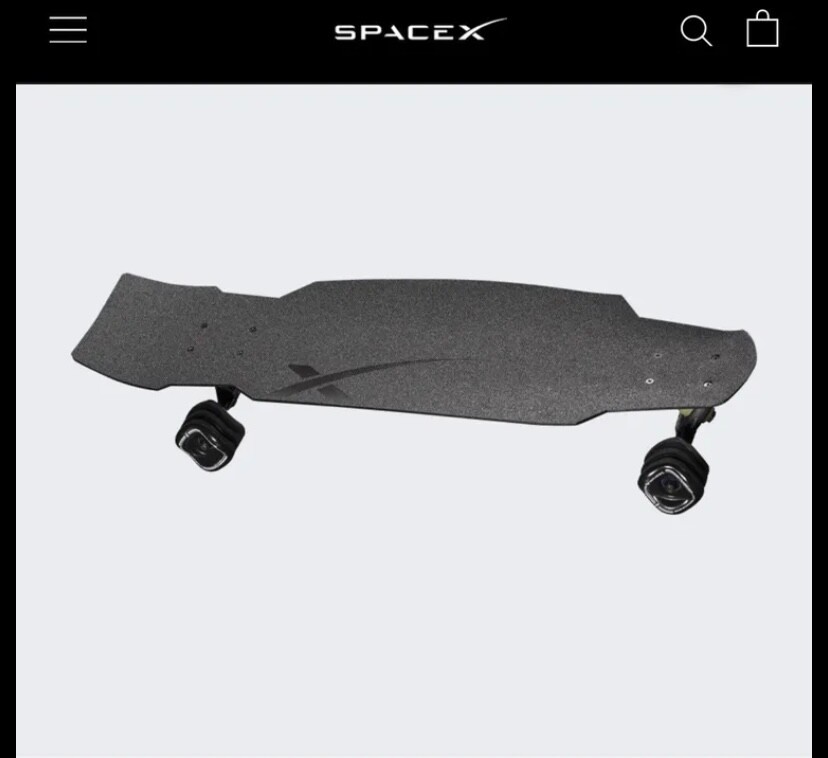SpaceX Skateboard -RARE- 1 of 300 (ever made) Falcon 9 Carbon Fiber - Elon Musk