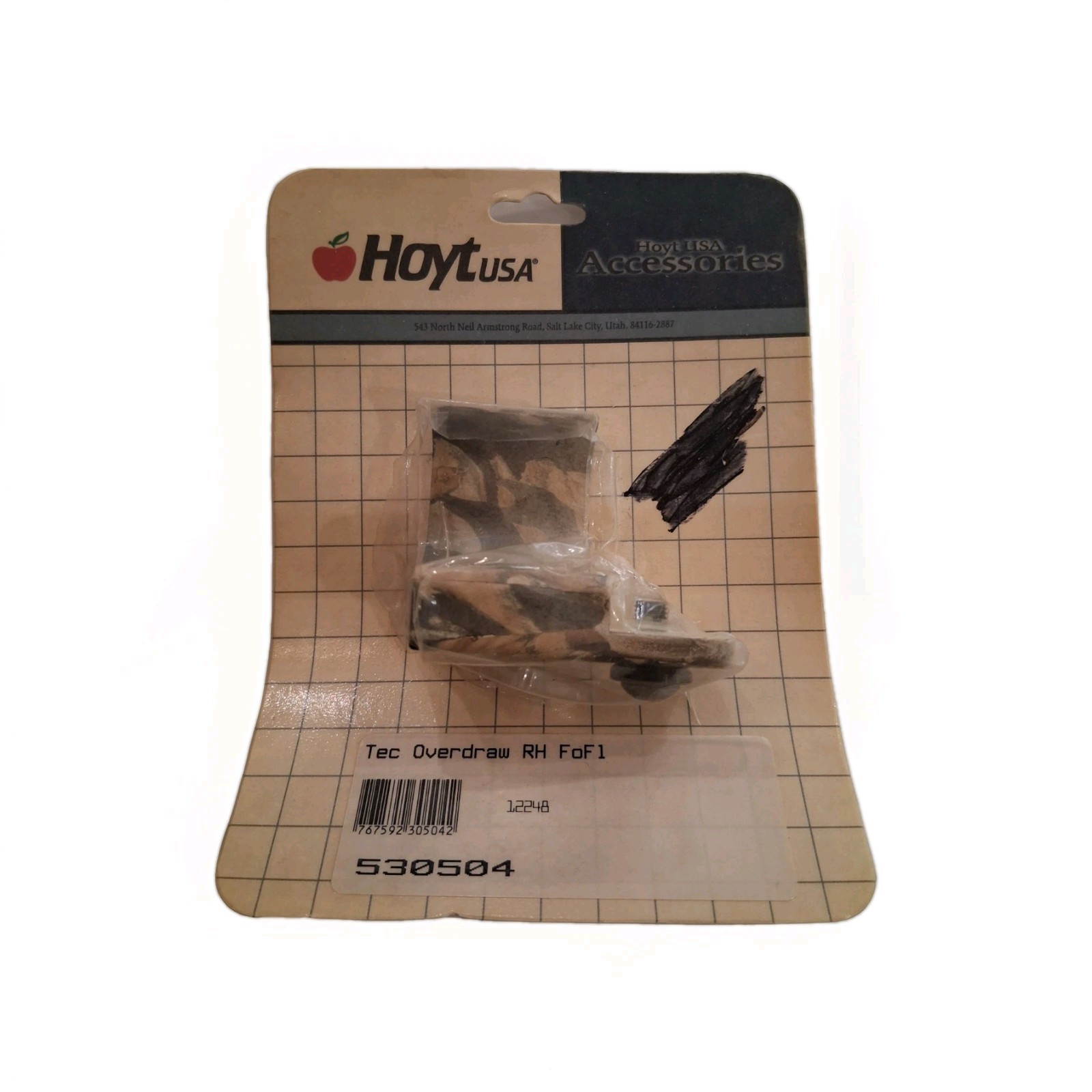 Hoyt USA Accessories RH FoF1 TEC Overdraw Bracket 530504 NOS