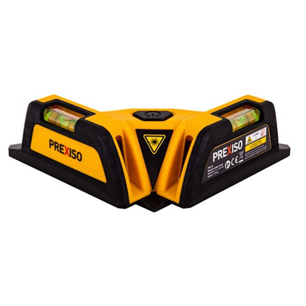 PREXISO 30Ft Magnetic Square Laser Level 90° Tile Line with 2 Bubble Vials USA