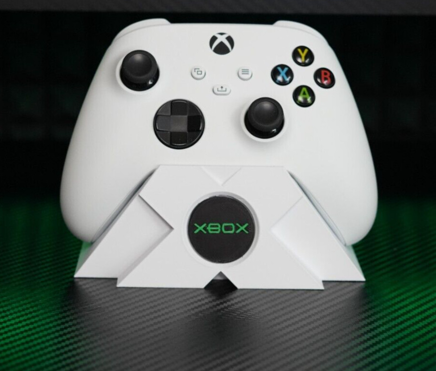 Xbox One & Series X S controller STAND WHITE & BLACK CUSTOM 3D PRINT.
