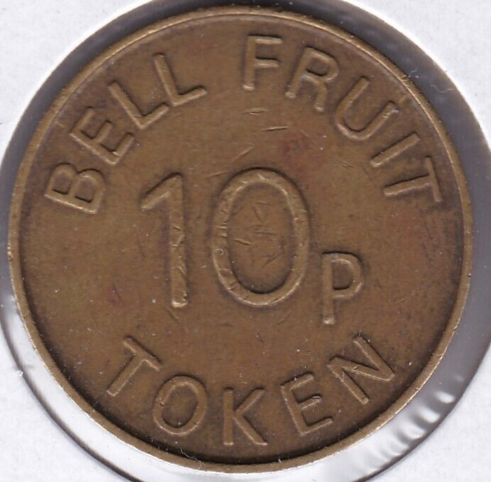 10p Bell Fruit Token United Kingdom
