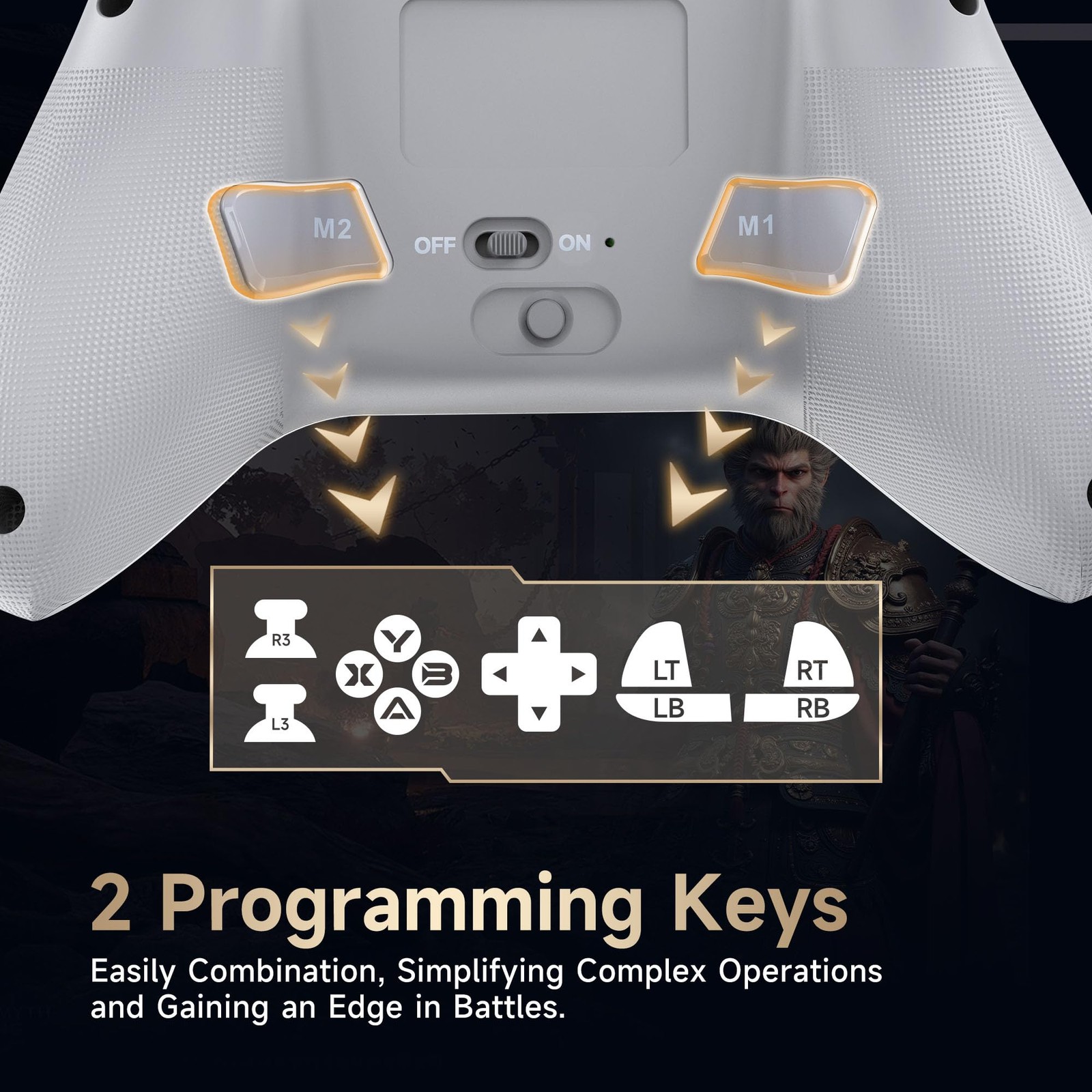 EasySMX X15 PC Controller - Enhanced Wireless Bluetooth multi color