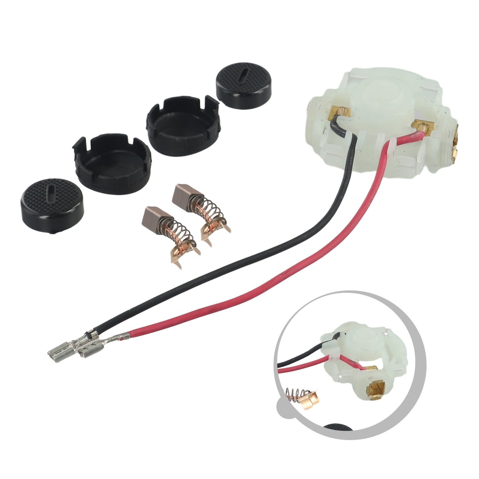 Carbon Brush Kit IDC Connector Inspection Measurement 638921-2 Plastic