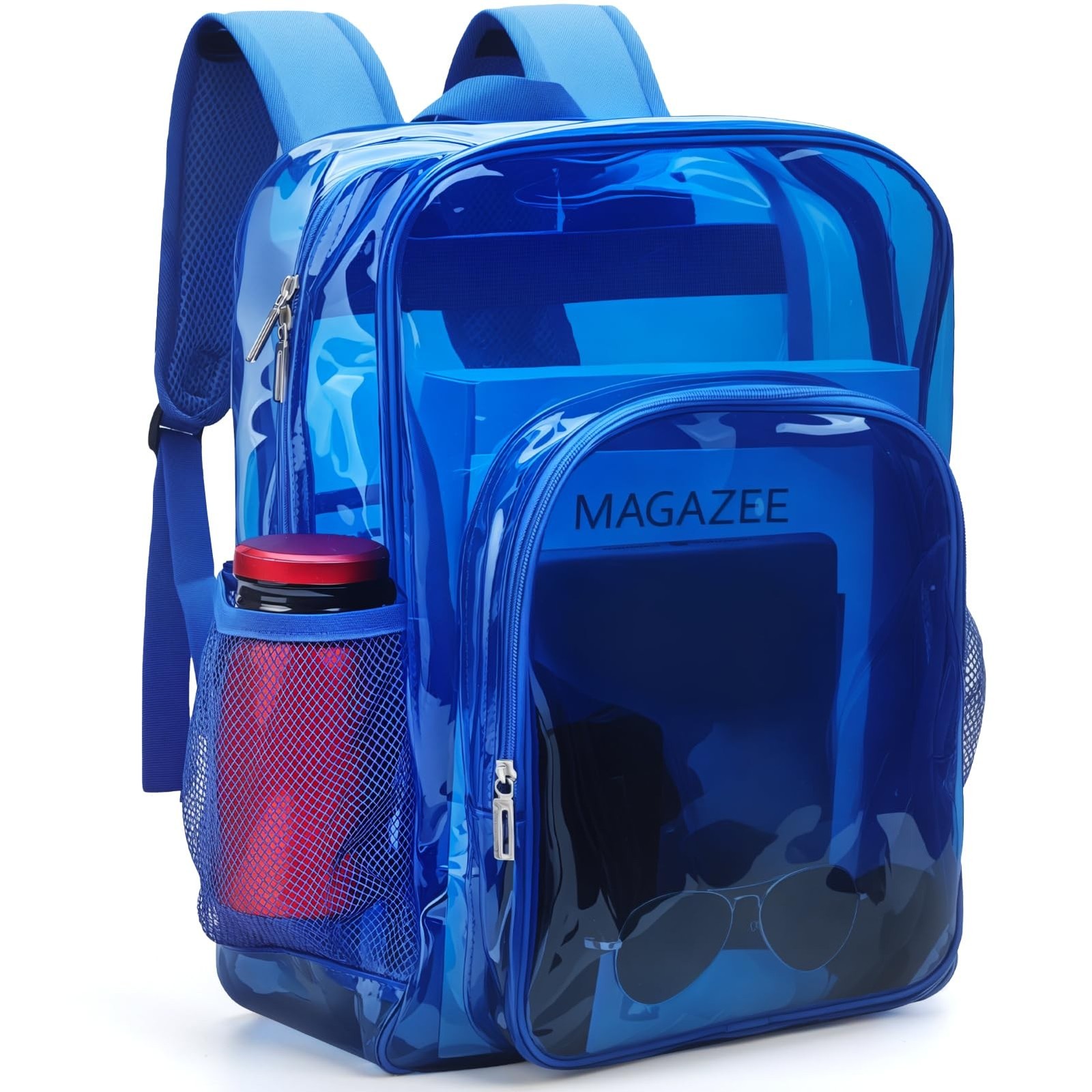 Nausear Clear Backpack School Bag Stadium Approved Heavy Duty Large PVC Lapto...