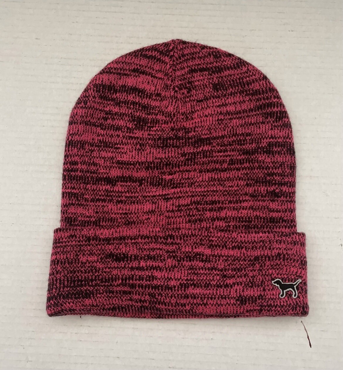 Victoria's Secret Pink Beanie Pink And Black Color One Size NWOT