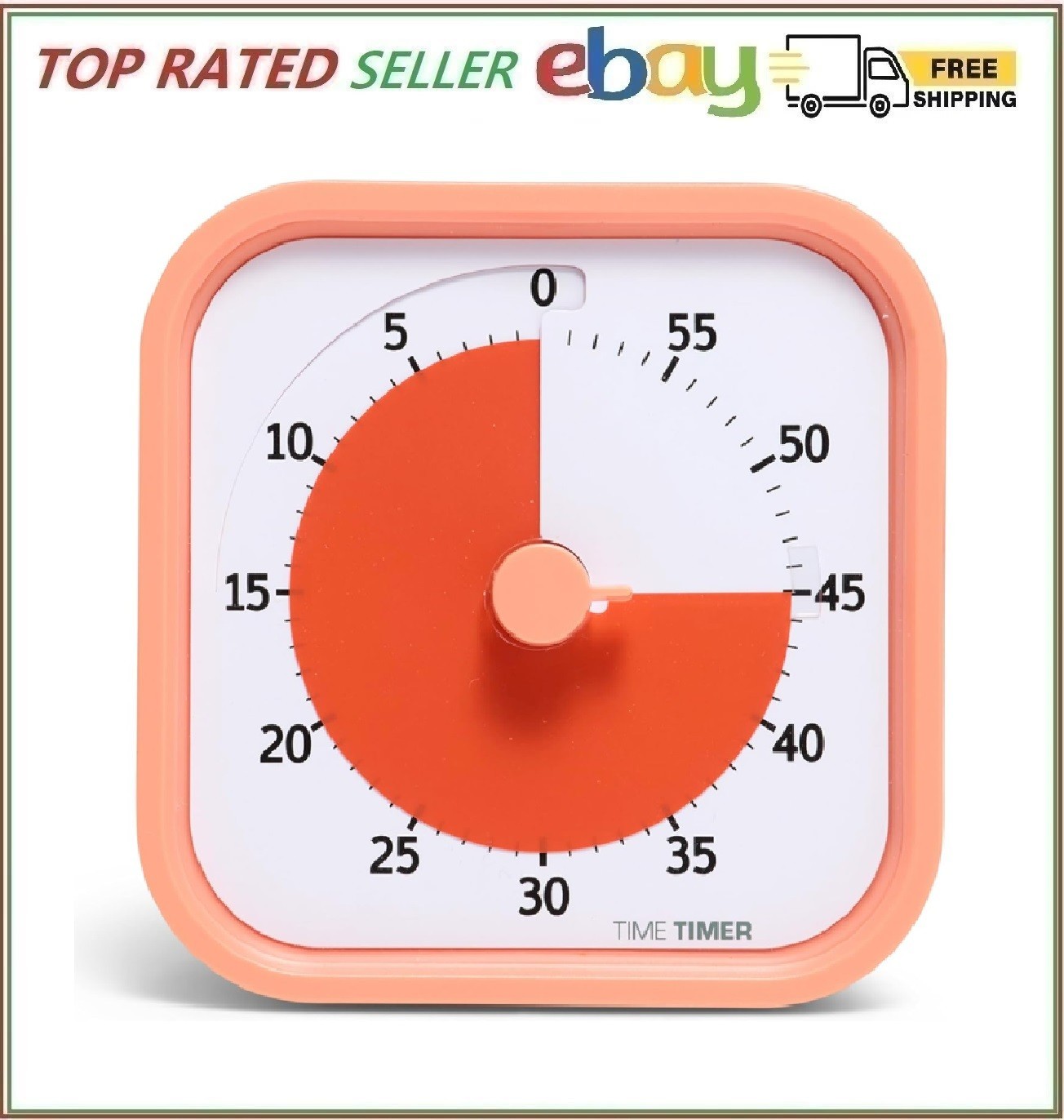 TIME TIMER Home MOD - 60 Minute Kids Visual Timer Home Edition - For Homescho...
