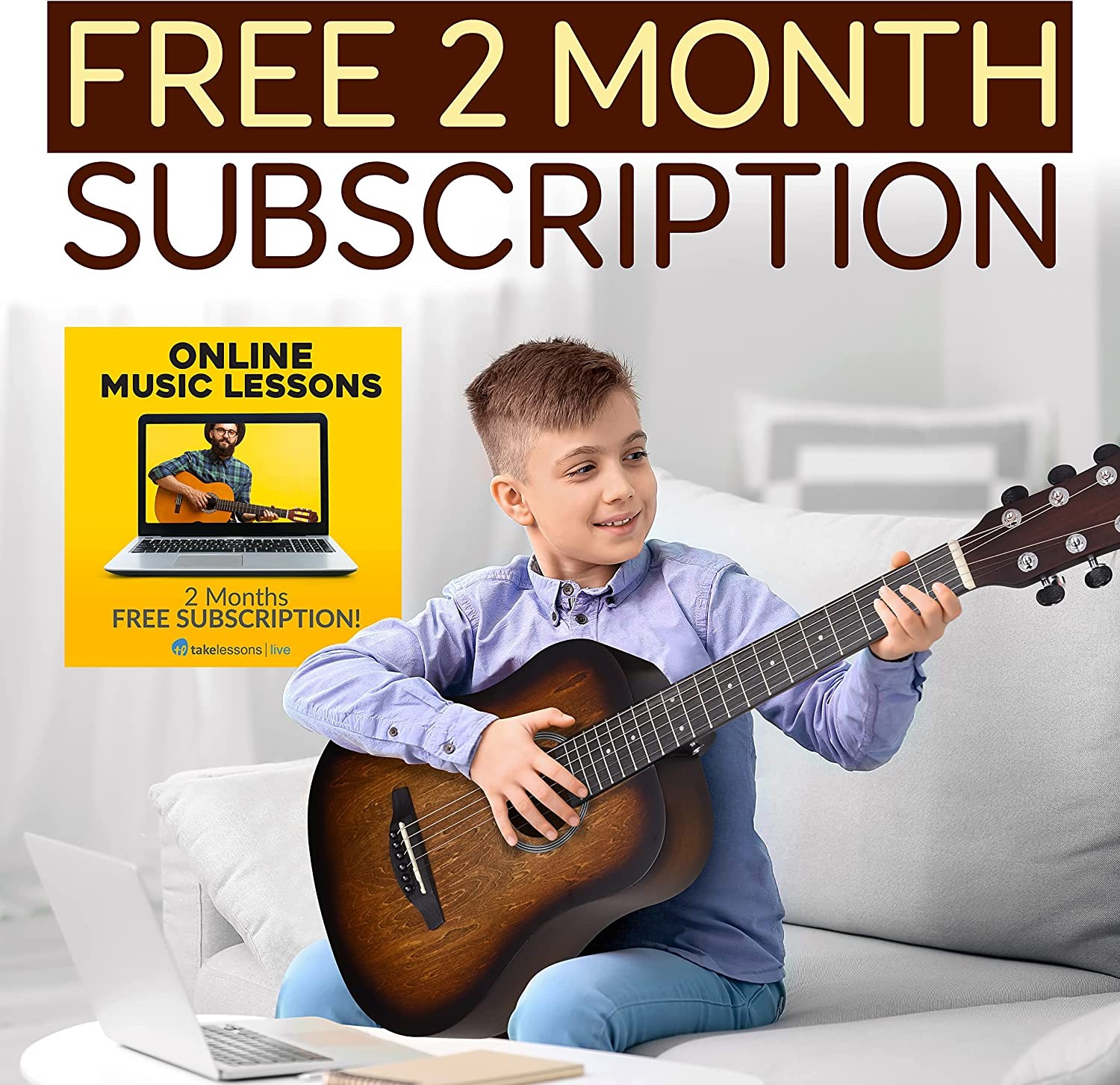 PylePro PGA820BR Acoustic Guitar