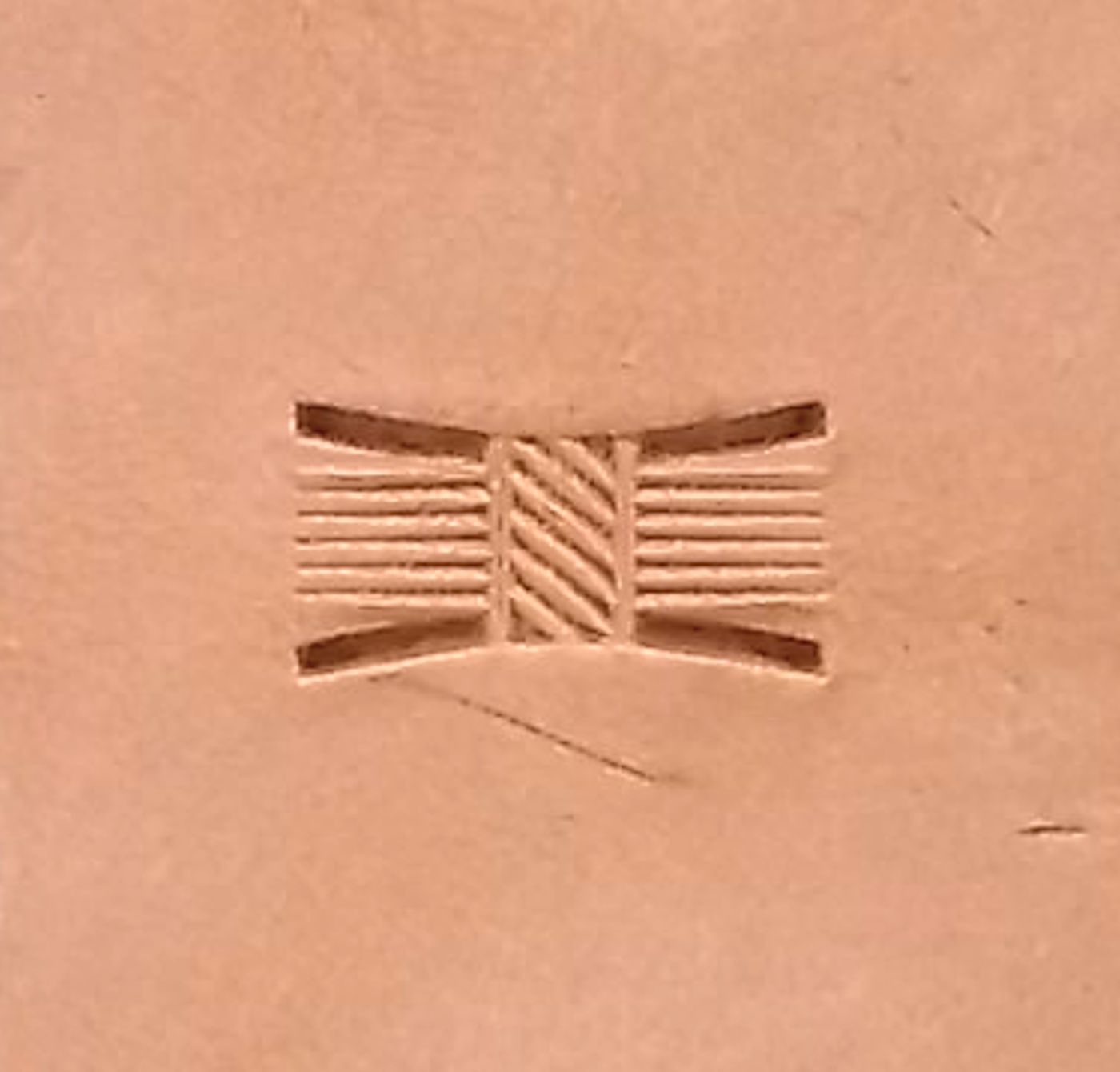 X514S Basketweave Leather Stamp 5/8" L (16 mm) by US Stamps