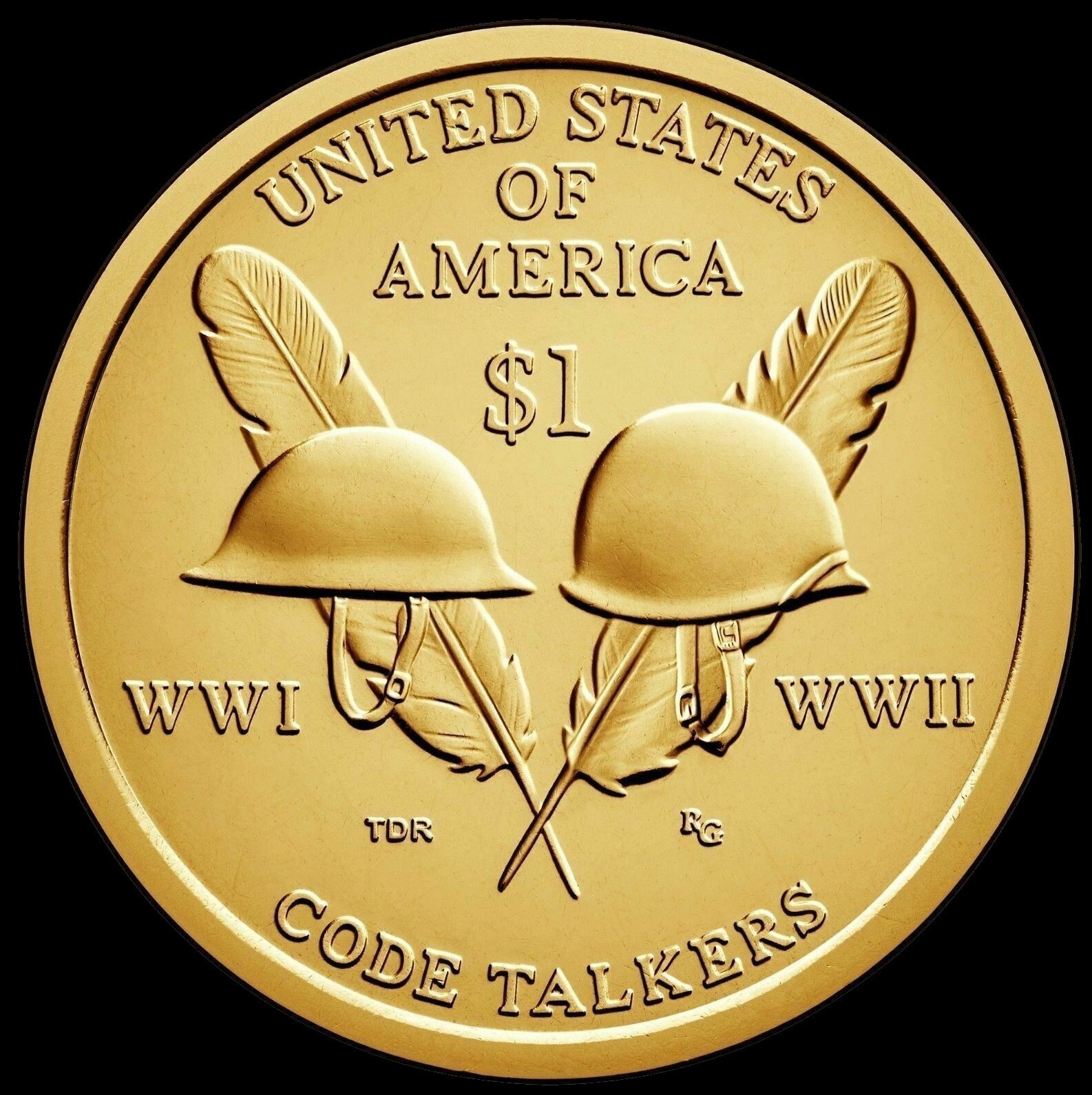 2016 P&D Sacagawea Native American Dollars "BU" Mint (2 Coin Set) Code Talker!