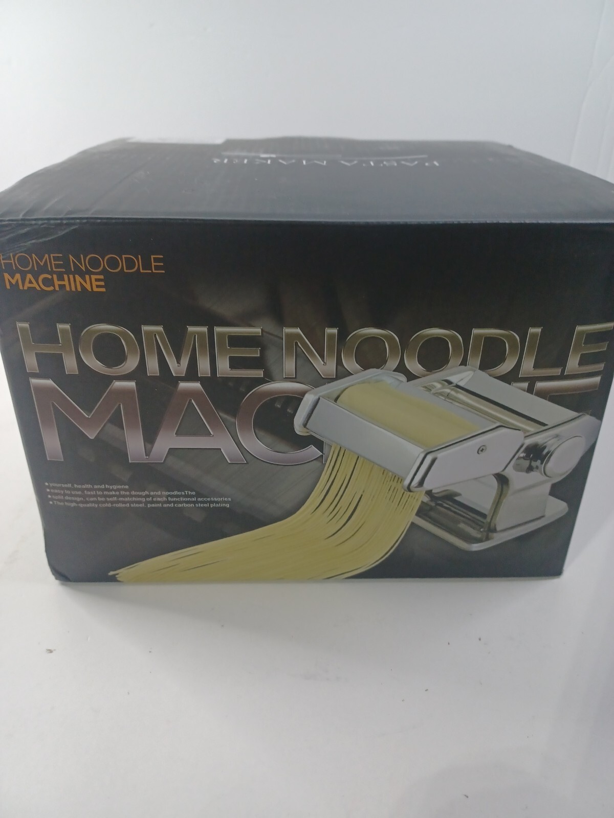 Home Noodle Maker • Stainless Durable Steel Pasta Noodle Roller Machine • New