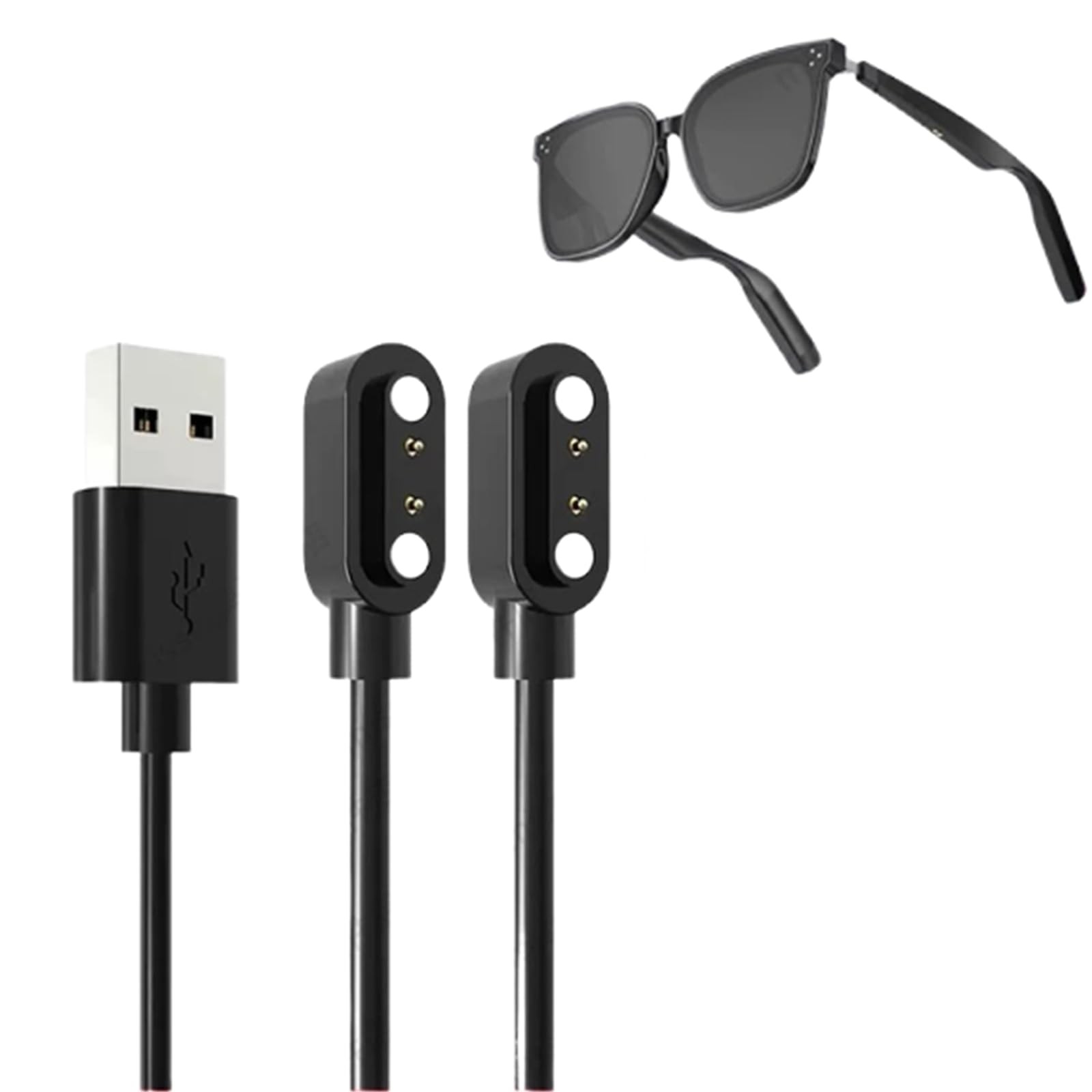 Glasses Charger for SKCT BG-02, for Giwbeiv,Giinova M01 M06 2Pin Magnetic Sma...
