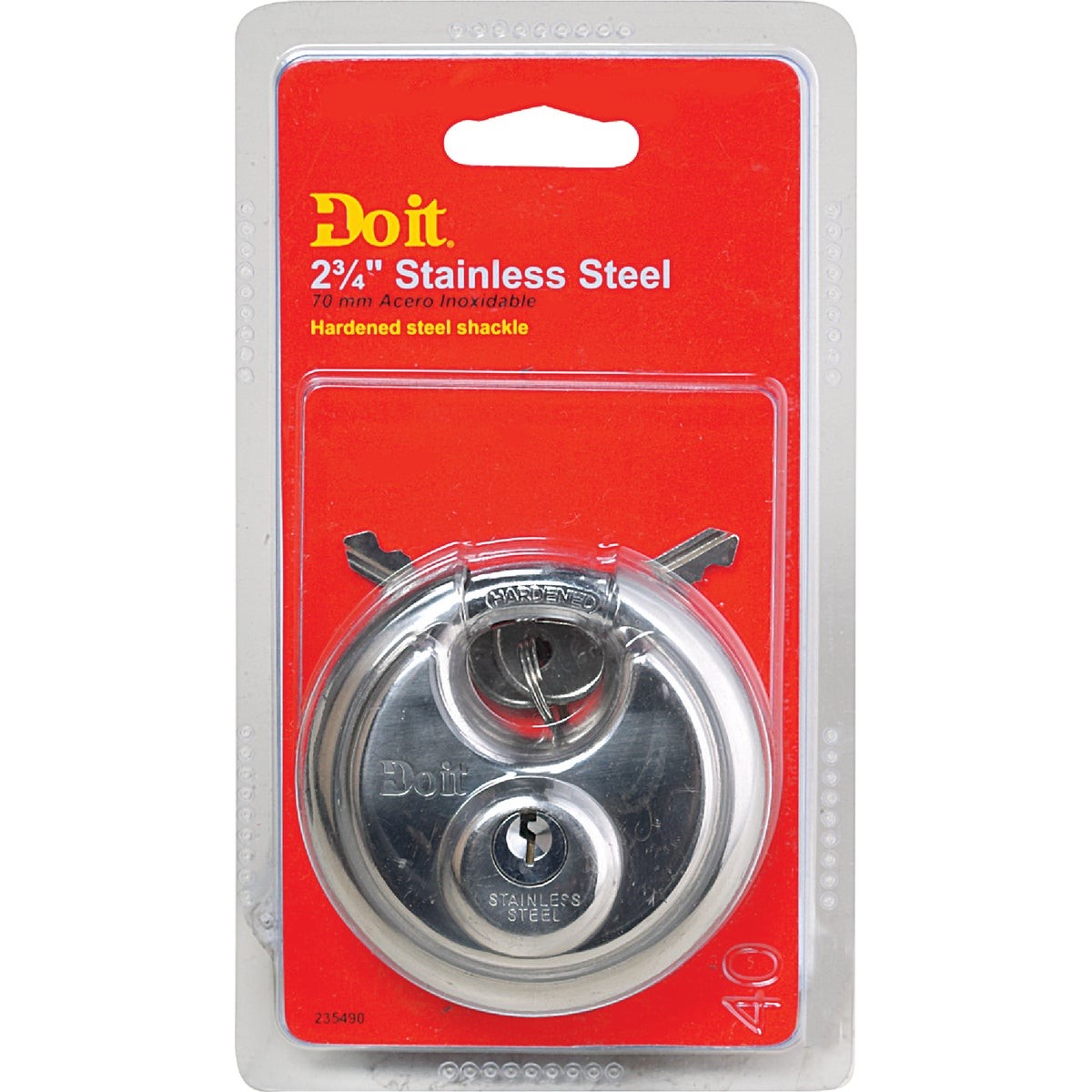 Do it 2-3/4 In. Shrouded Keyed Padlock 1870DDIB SIM Supply, Inc. 1870DDIB
