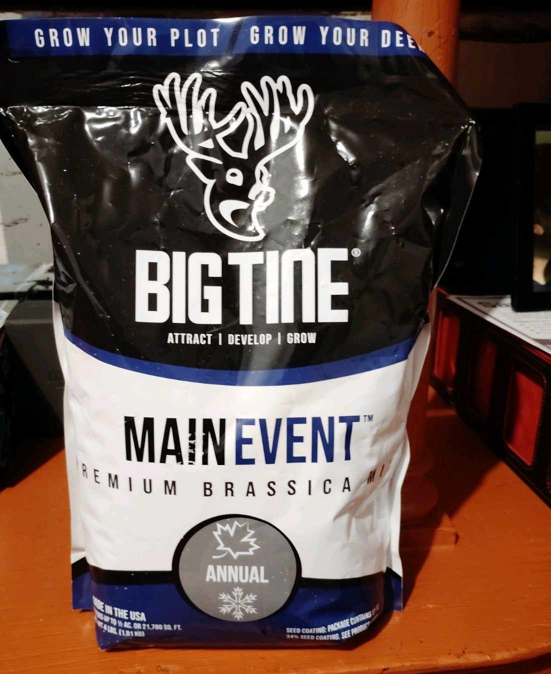 Big Tine Food Plot Mix Deer Attractant Main Event Premium Brassica Mix 4 Lbs