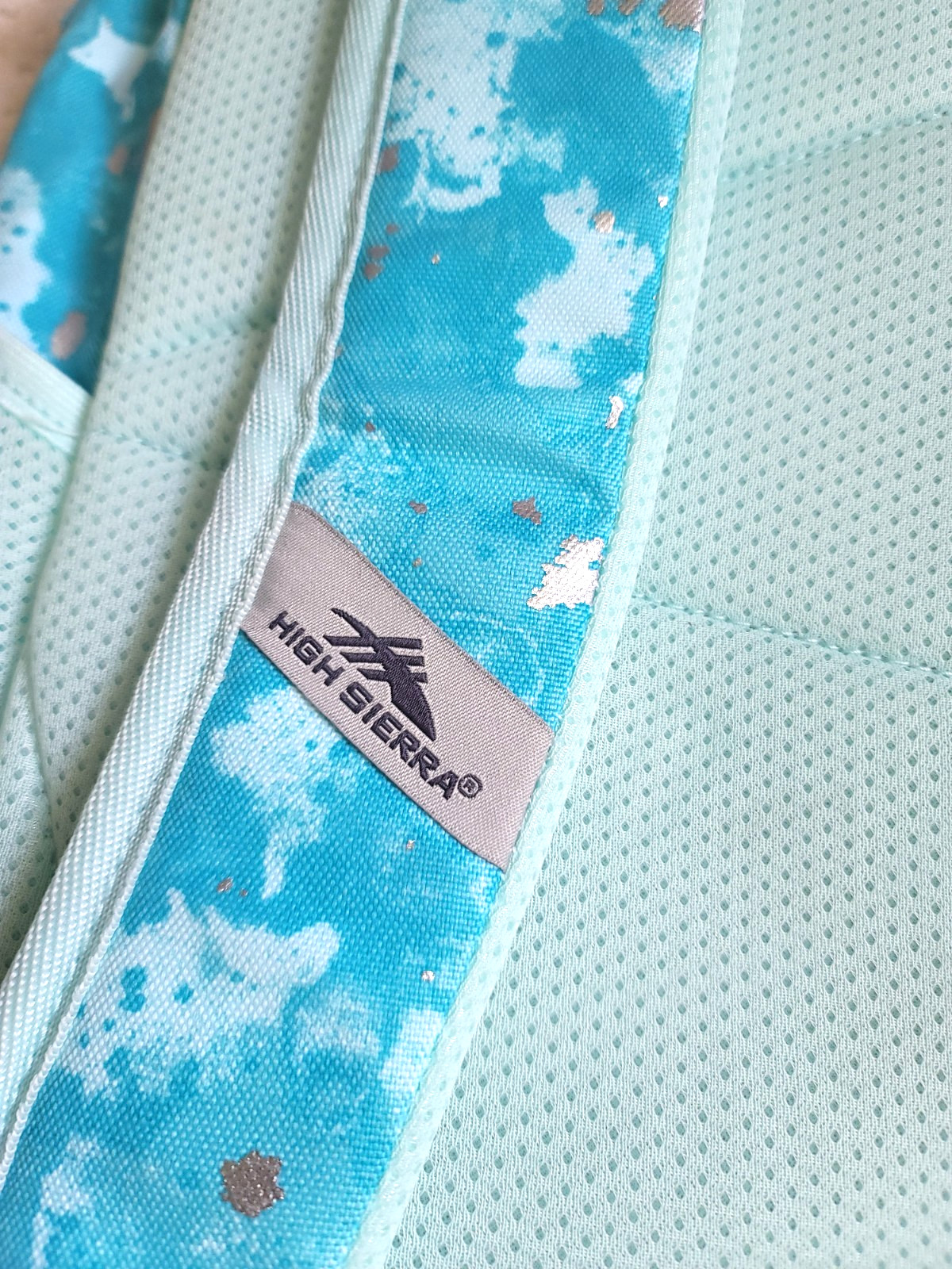 NWT High Sierra Swoop SG Laptop Backpack- 'Art Class' Teal Mint Sky Blue 30L
