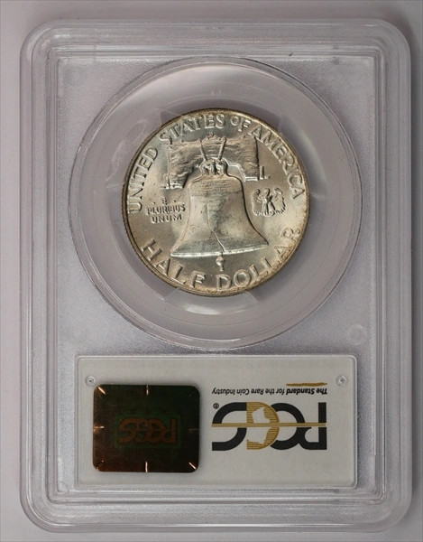 1960-D Franklin Half Dollar PCGS MS64FBL