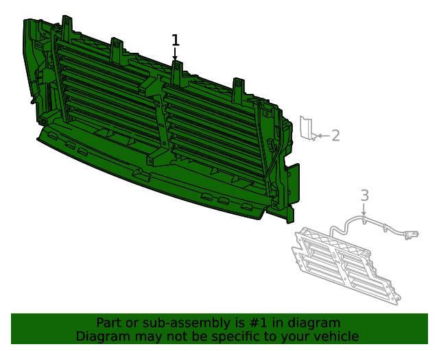 Genuine GM Shutter 85819926