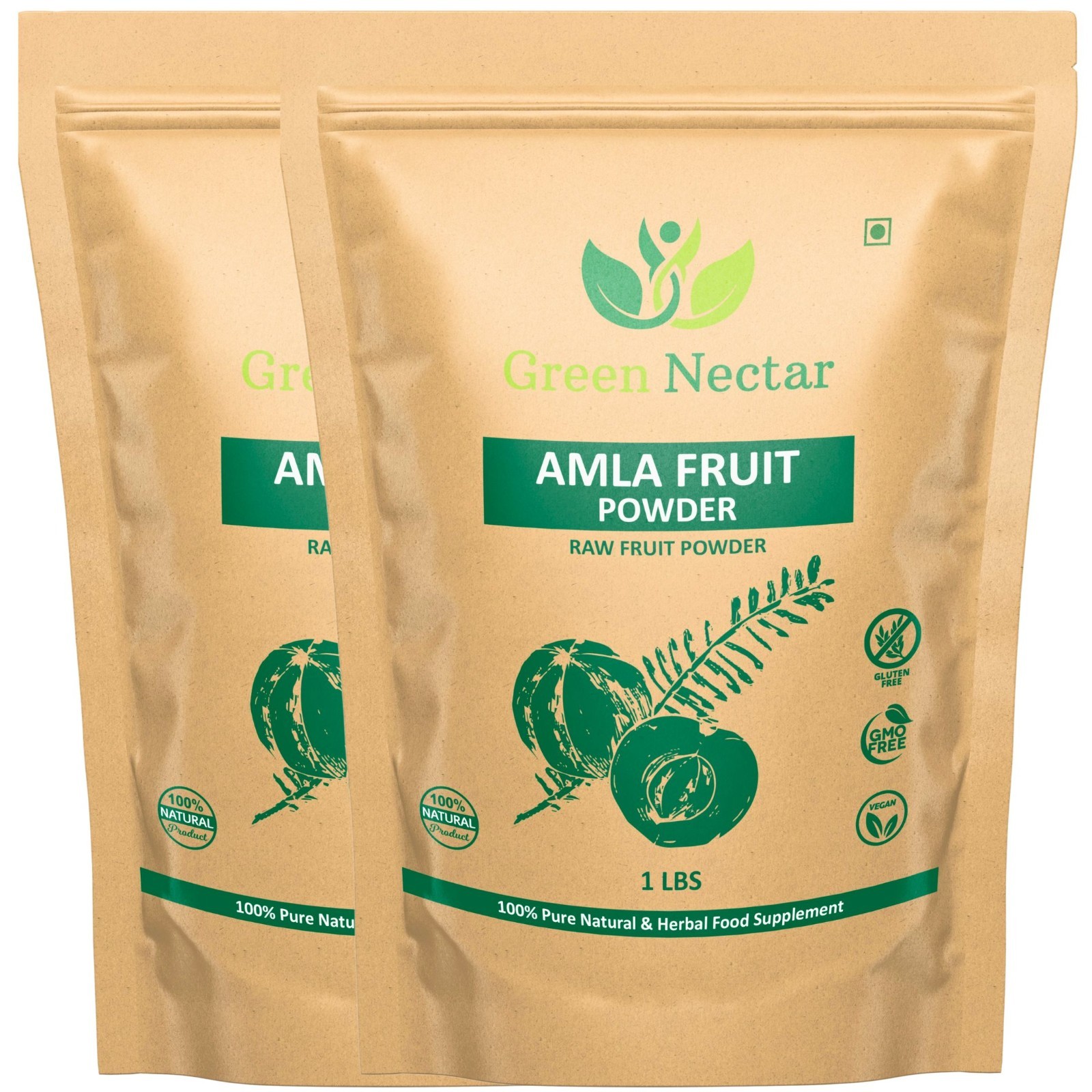 Amla Powder 2 lb (32 oz) | Wild Indian Gooseberry | Vitamin C Superfood