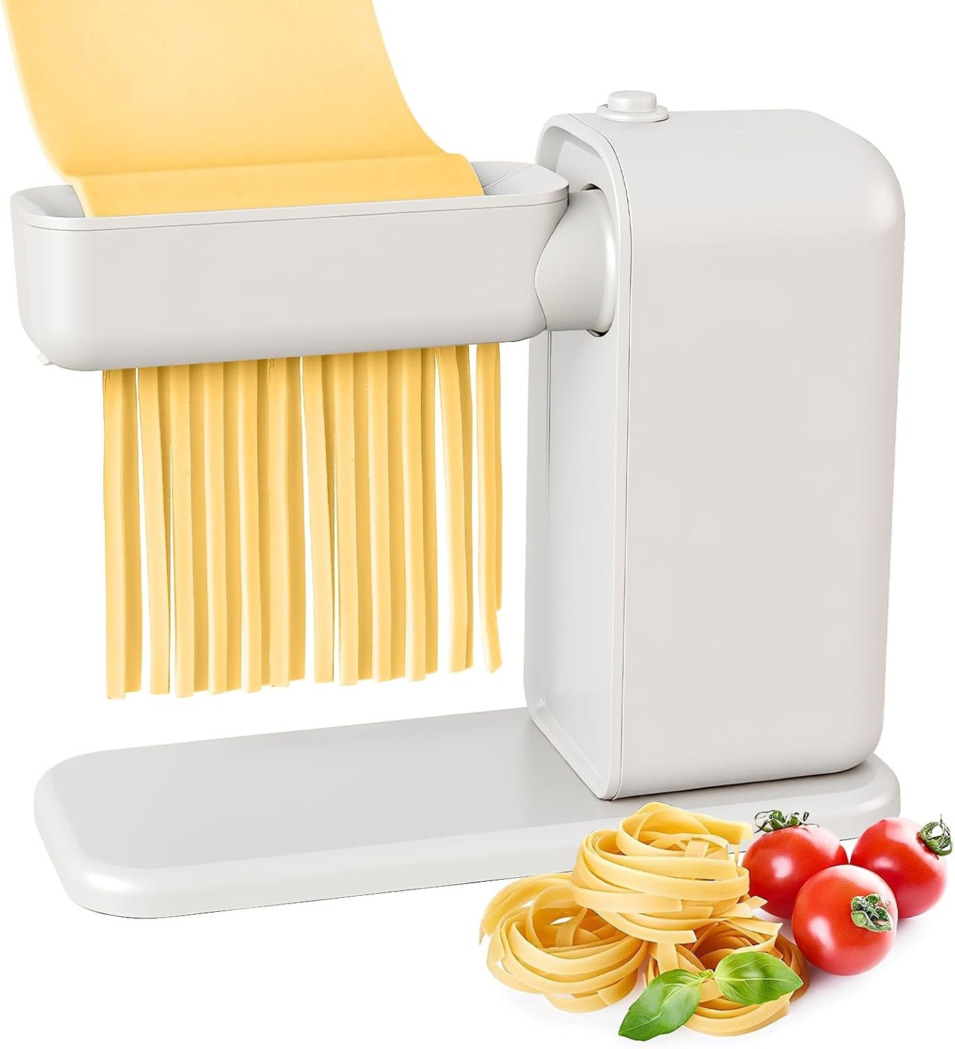Electric Tabletop Pasta Noodle Maker w/Spaghetti & Fettuccine Cutter Brand New
