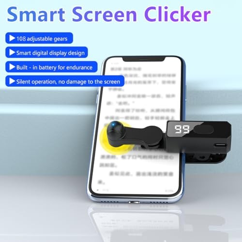 Auto Clicker for Smart Phone, Rechargeable Phone Screen Tapper, Fast Click