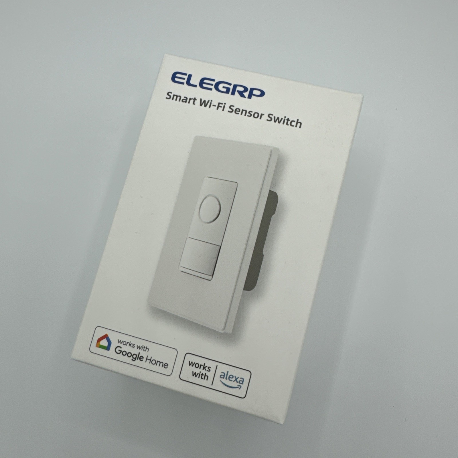 ELEGRP Black Smart Wi-fi Sensor Switch