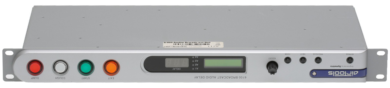 Symetrix Airtools 6100 AES Digital Audio Broadcast Profanity Delay DUMP Button