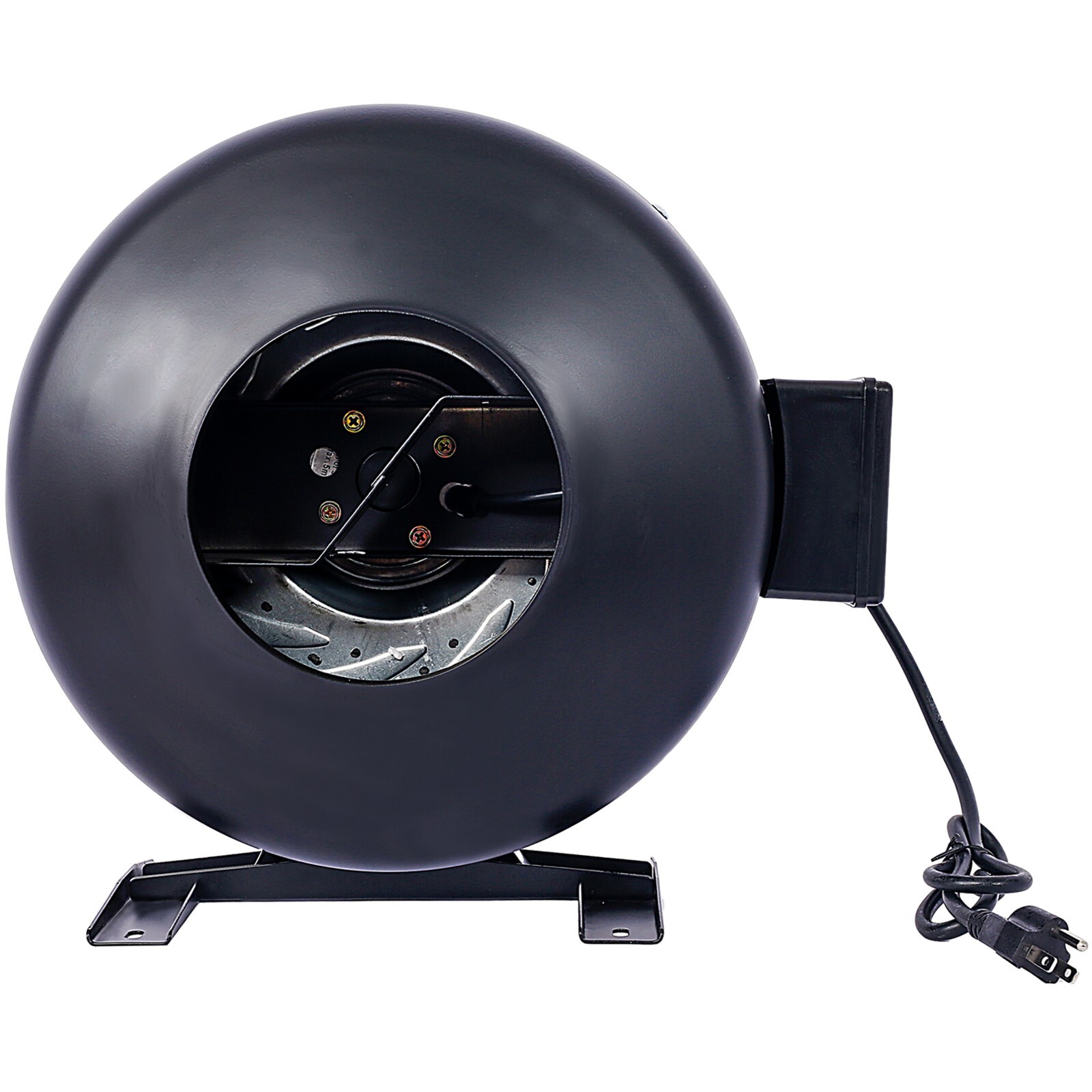 6'' 412 CFM Inline Duct Fan: Air Circulation Vent Blower