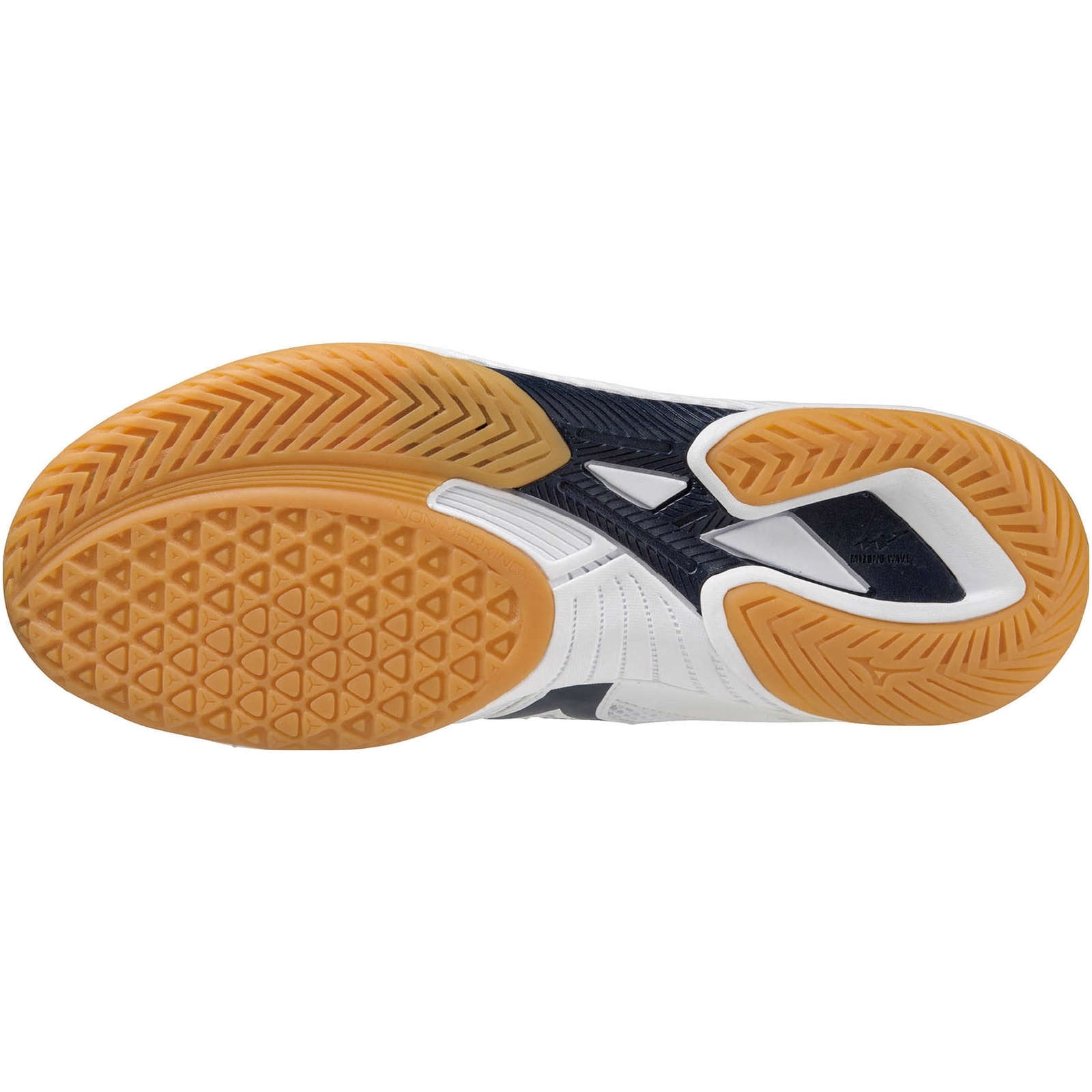 Mizuno Table Tennis Shoes WAVE DRIVE 9 81GA220514 White / Navy / Gold