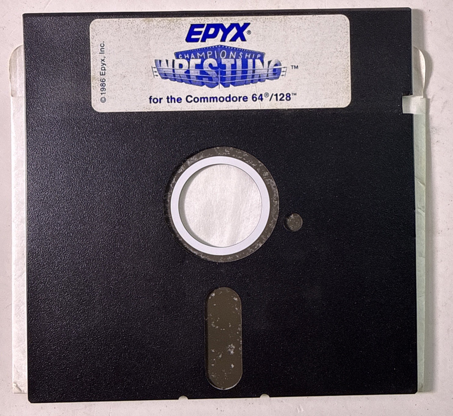 1986 EPYX WRESTLING for the COMMODORE 64 / 128 UNTESTED