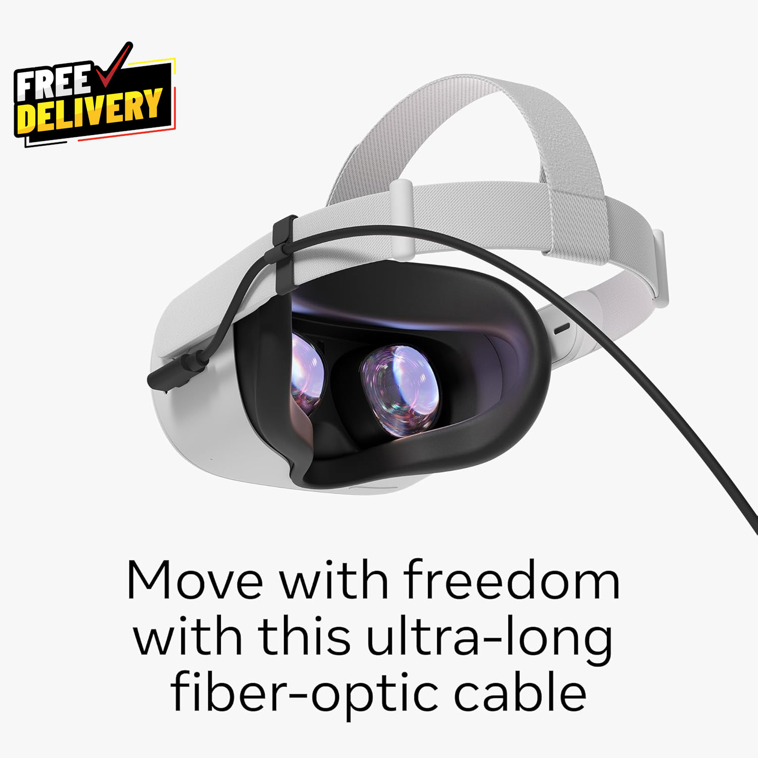 16FT VR Headset Link Cable for PC VR Compatible with Quest Systems…