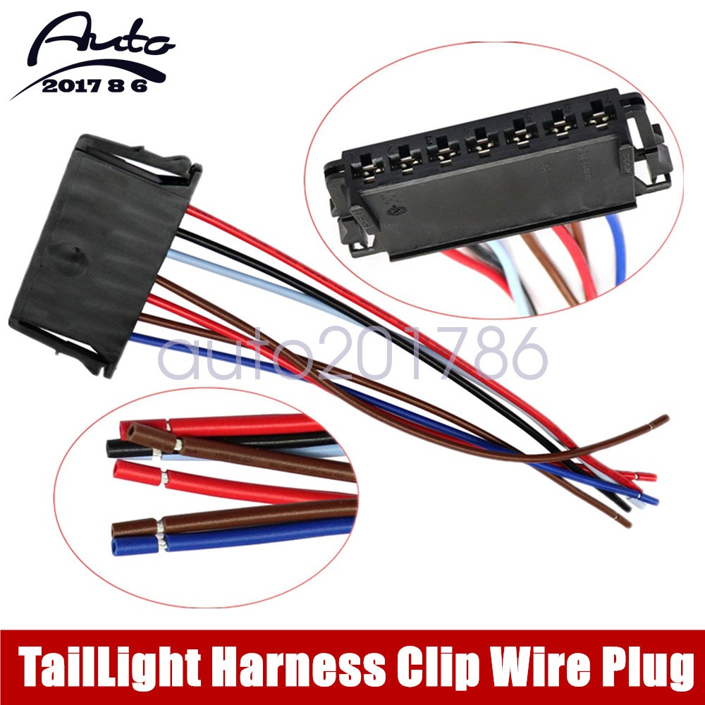 FIT Mercedes Benz W204 C200 C250 C300 C350 TailLight Harness Clip Wire Plug USA