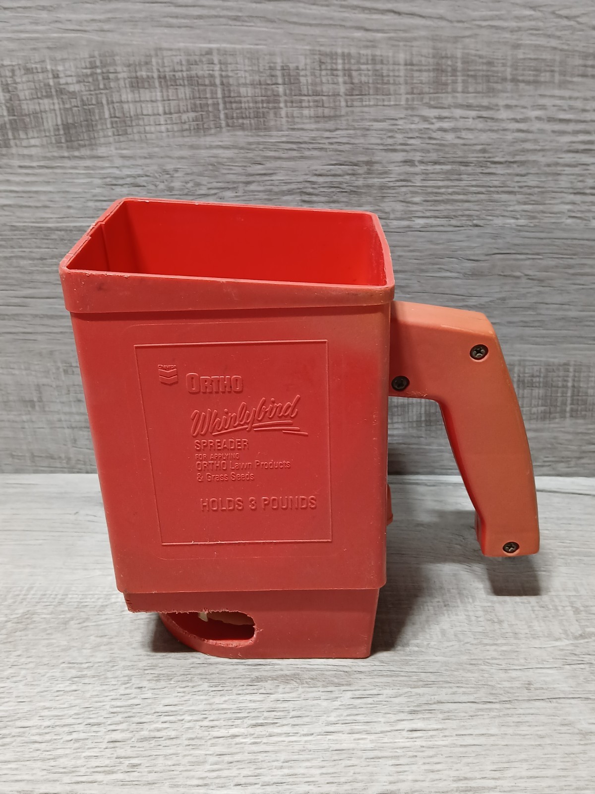 Vintage Ortho Whirlybird Multi-Purpose Hand Held Spreader Grass Seed Fertilizer