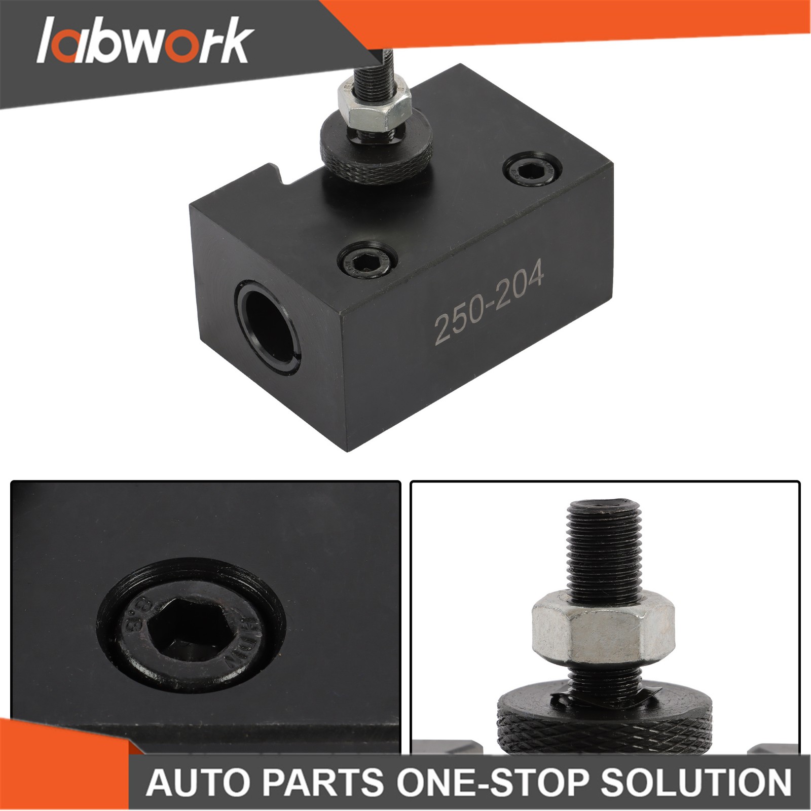 Labwork 6 Pack BXA Tool Post Set 250-200 Complete Quick Change System for Lathes