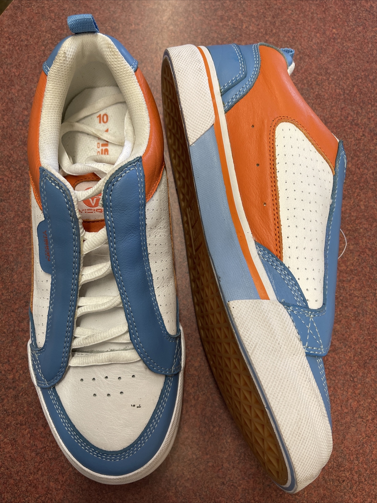Vintage🔥 Vision Street Wear NOS Skateboard Shoes Super Trick Size 10