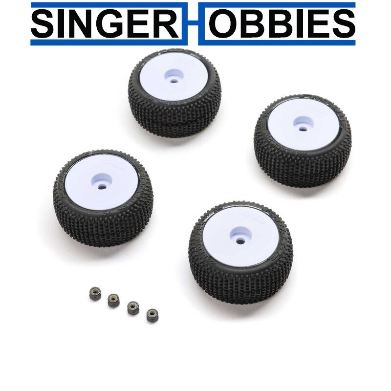 PRO-LINE RACING PRO-2633 Blockade Tire OE Wheel White Mounted: Micro-T
