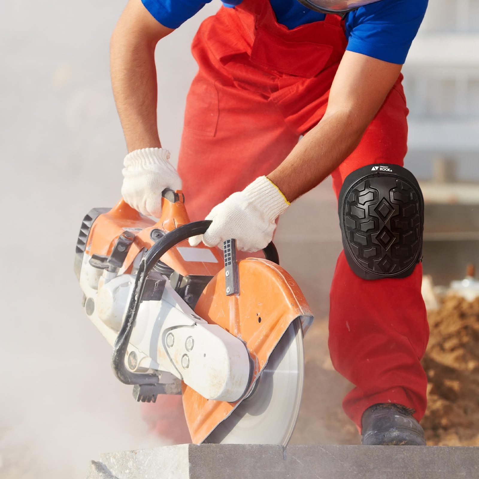 Professional Knee Pads for Work Construction with Heavy Duty Cap Foam Padding...